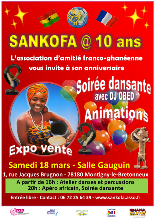 Affiche 10 ans SANKOFA