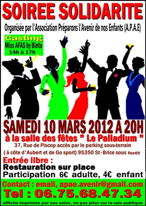 Affiche APAE 10 mars 2012