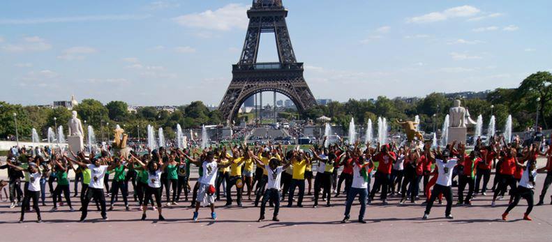 Flashmob Azonto au Trocadéro - Paris