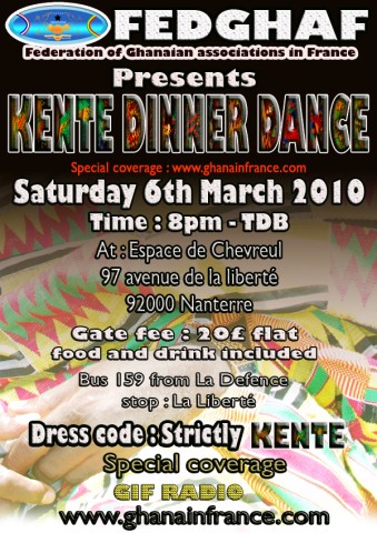 Kente Dinner Dance poster