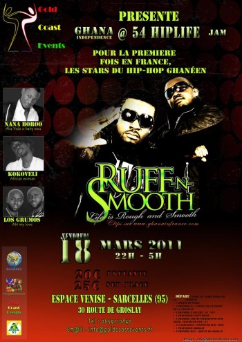 Poster of Ruff-n-Smooth concert in France