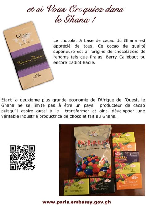 Le chocolat du Ghana