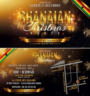 Poster of the Christmas Ghanaian Party