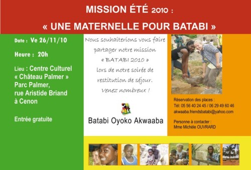 Affiche de la soire "Batabi 2010"