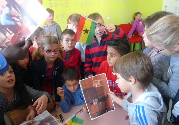 Rencontre avec les enfants de St Marcel