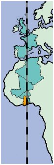 Ghana and Greenwich Meridian