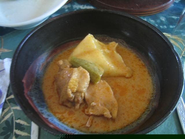 Fufu et soupe  l'arachide