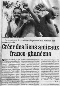 Article La Dpche 10 octobre 2008